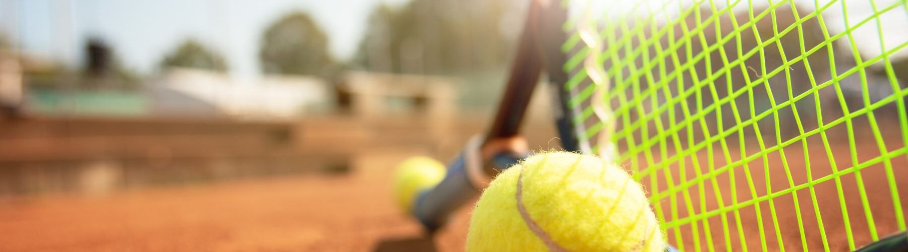 Les courts de tennis