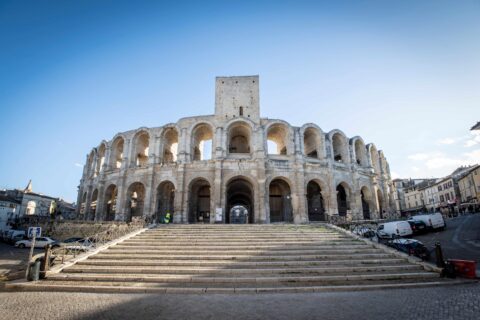 Les arènes d'Arles en présélection de l'émission "Le Monument préféré des Français 2025". Photo prise par Philippe Praliaud.