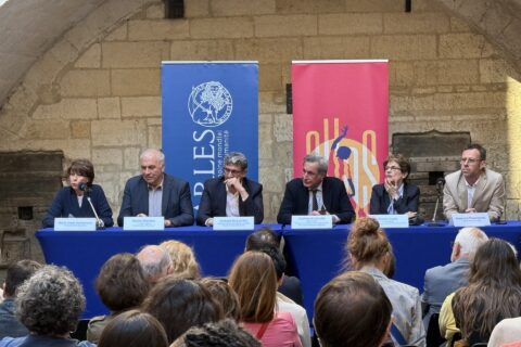 Photo prise lors de la conférence de presse du festival Les Suds, à Arles, le 15 mai 2025. Photo Ville d'Arles